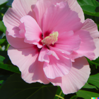Hibiscus Pink Chiffon ®, Blütenstrauch, 60-80 cm, im 5-l-Container (Ø 23 cm) inkl. Dünger